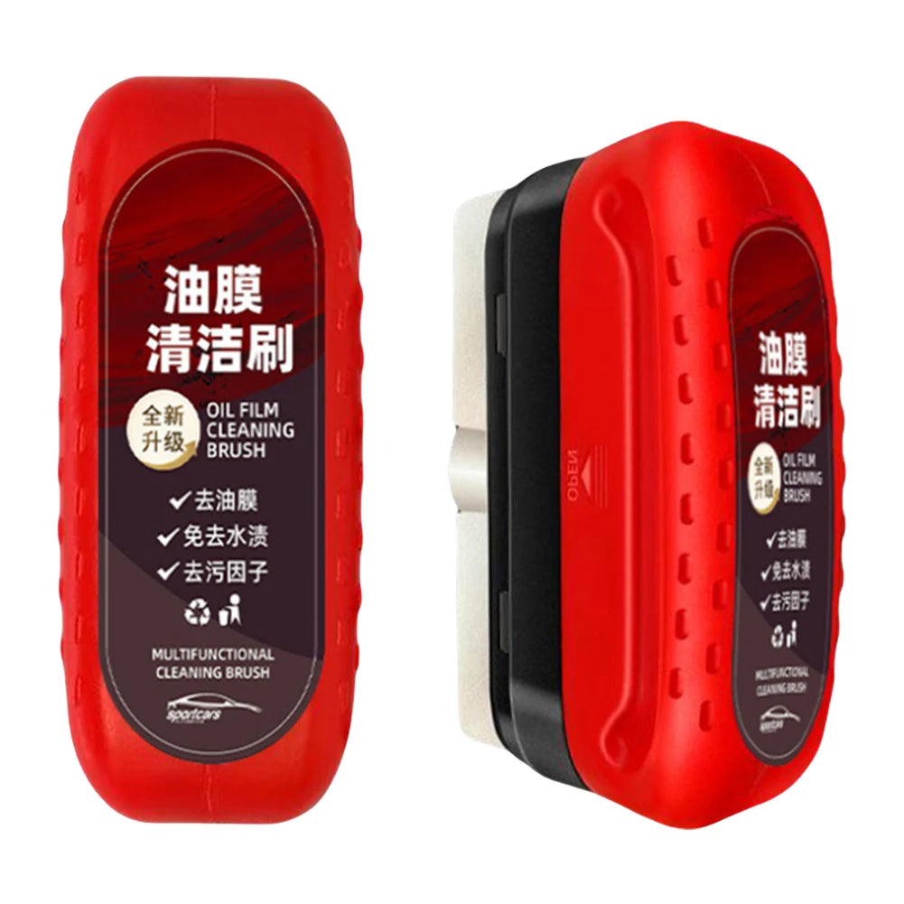 Car Window Glass Cleaner Removes Dirt Car Glass Sponge Cleaning Brush Glass Oil Film Cleaning Brush Car Glass Oil Film Wiping