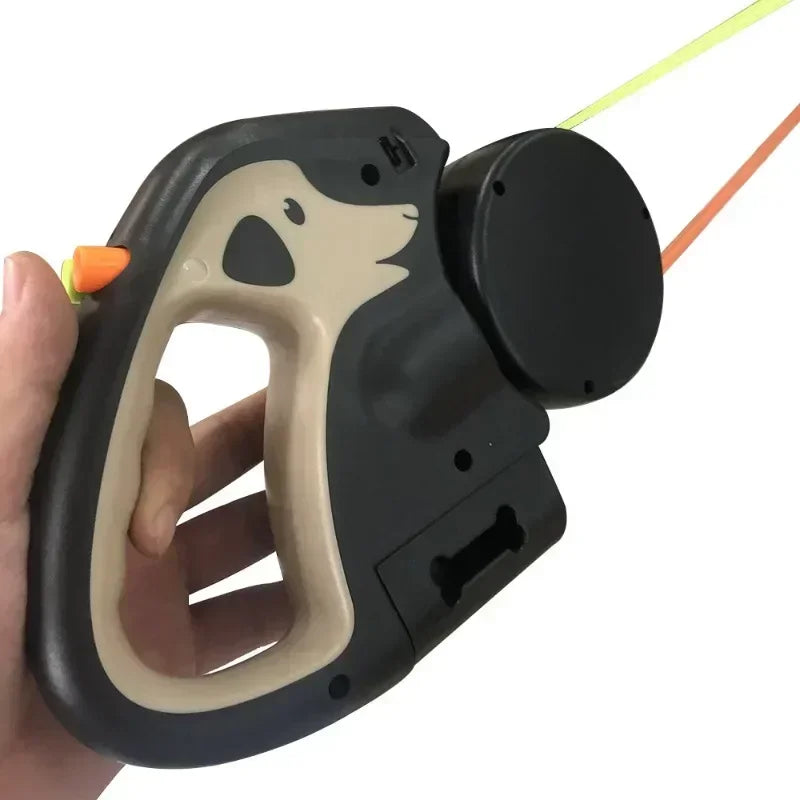 Portable Rotating Pet Leash for 2 Dogs, Double End Leash, Light Retractabl.e Roulette, Walking Supplies